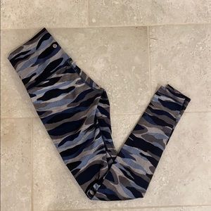 Lululemon blue camo leggings